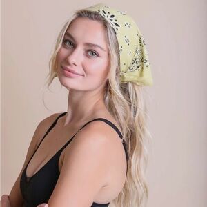 Muted Paisley Bandana Headscarf